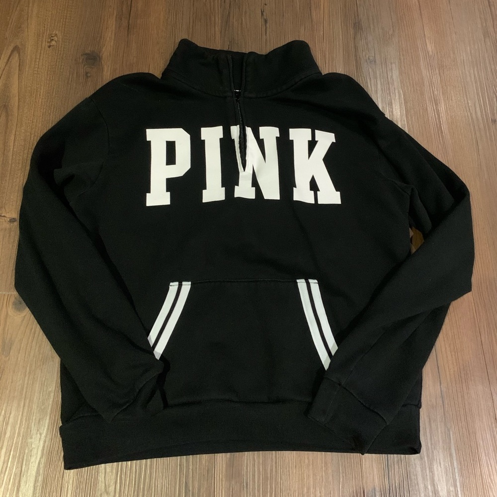 Black Victoria’s Secret PINK Quarter Zip